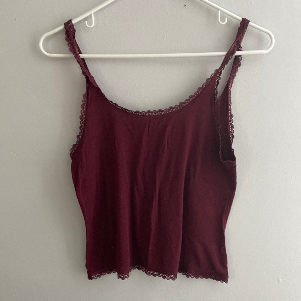 Maroon tank top